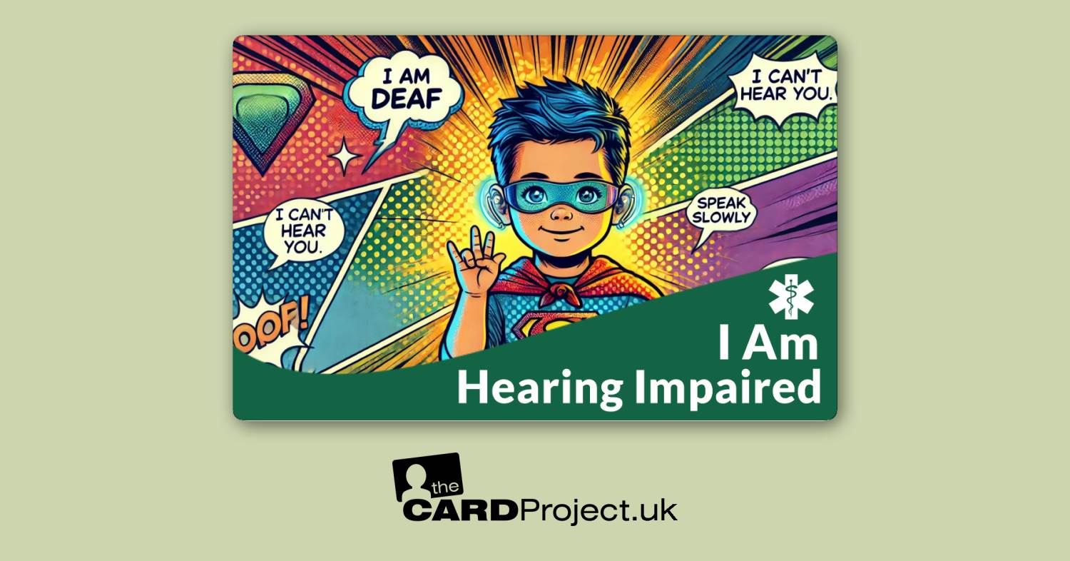 I Am Hearing Impaired Kids Design 2